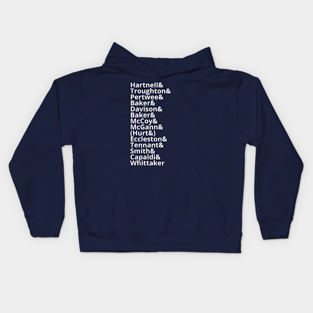 All 13 Doctors, plus Hurt Kids Hoodie by kikarose